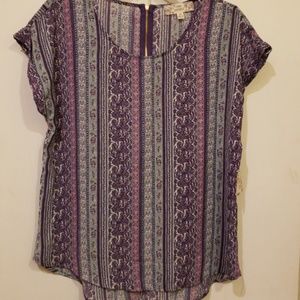 NWT ladies short sleeve top